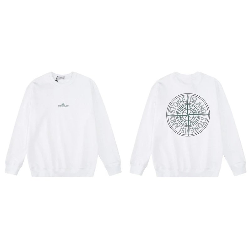 Stone Island Hoodies & Sweatshirts Crewneck graphic sweatshirt — W810 white