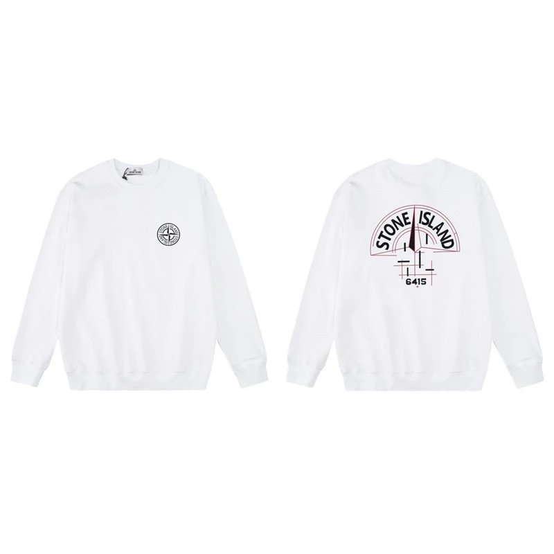Stone Island Hoodies & Sweatshirts Crewneck graphic sweatshirt — W802 white