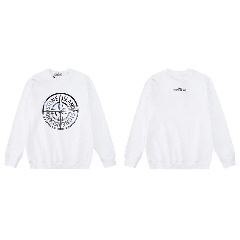 Stone Island Hoodies & Sweatshirts Crewneck graphic sweatshirt — W806 white