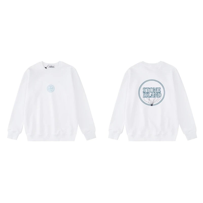 Stone Island Hoodies & Sweatshirts Crewneck graphic sweatshirt — W 823 white