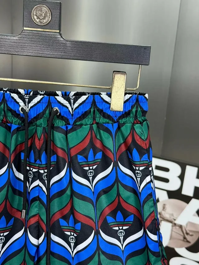 adidas Shorts Trefoil geometric-print drawstring product detail image 19