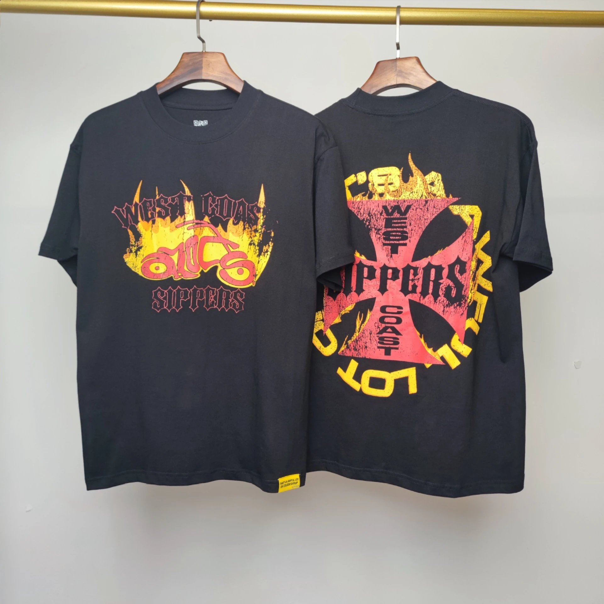 Unbranded T-Shirts Graphic Print — 47 black brown