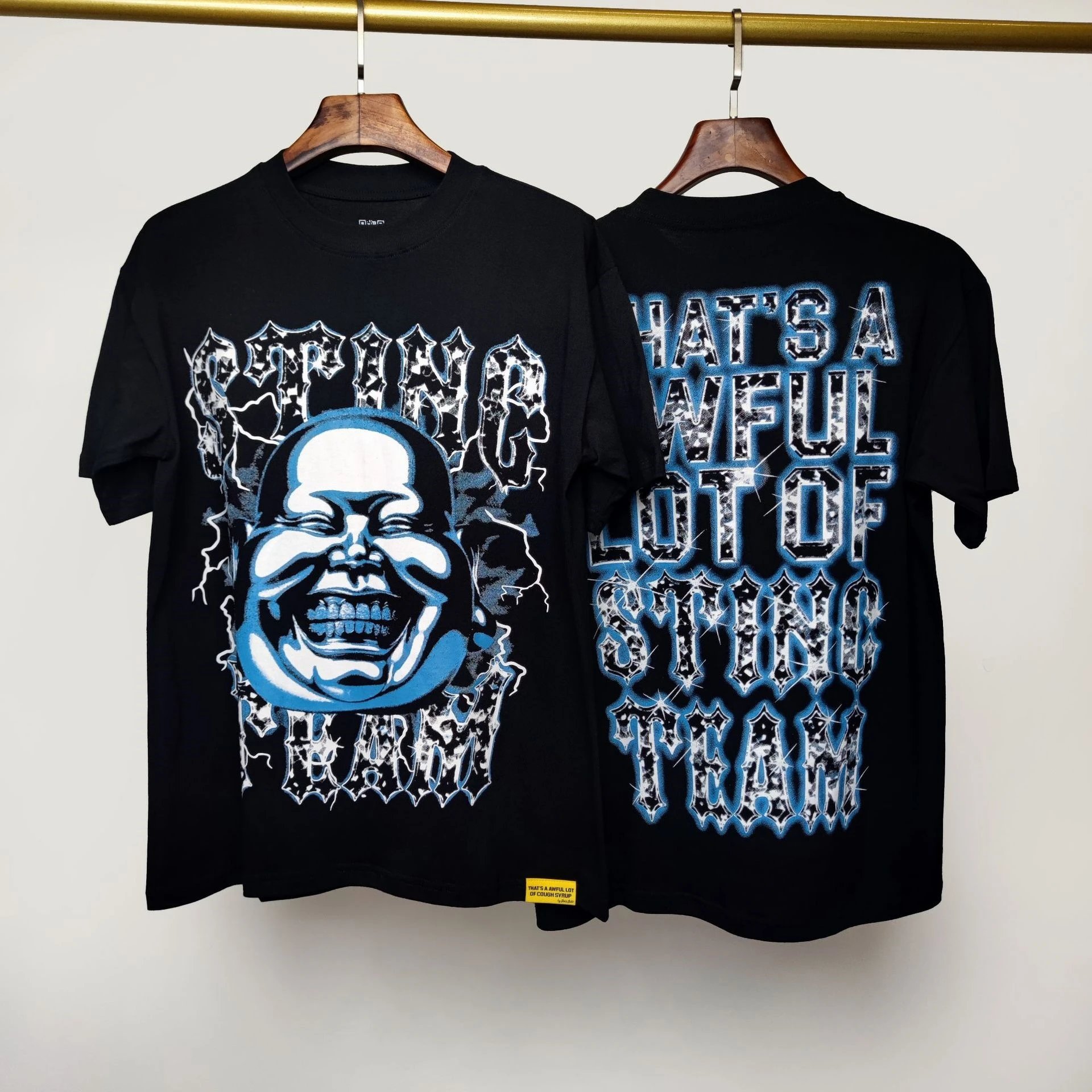 Unbranded T-Shirts Graphic Print — 53 Black