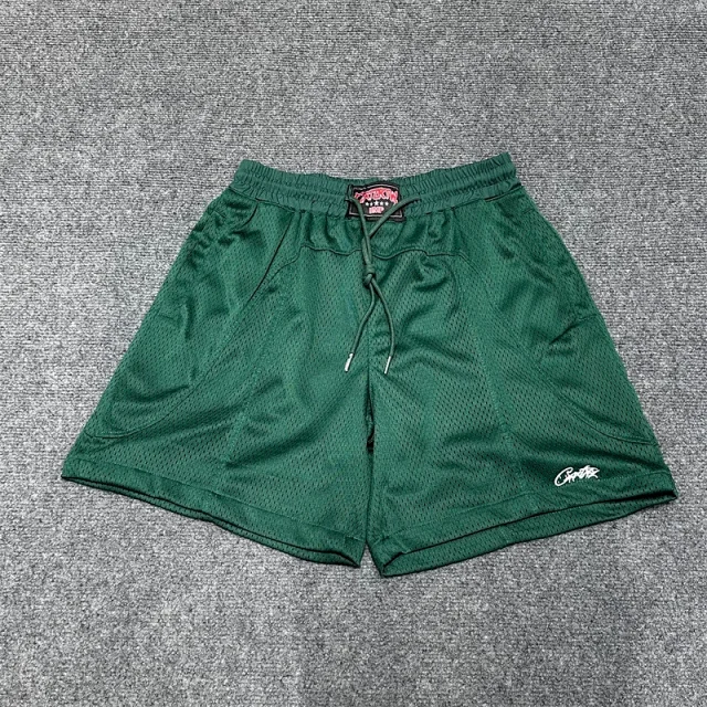 Corteiz Mesh 18 graphic short-sleeve shirt and shorts set product detail image 25