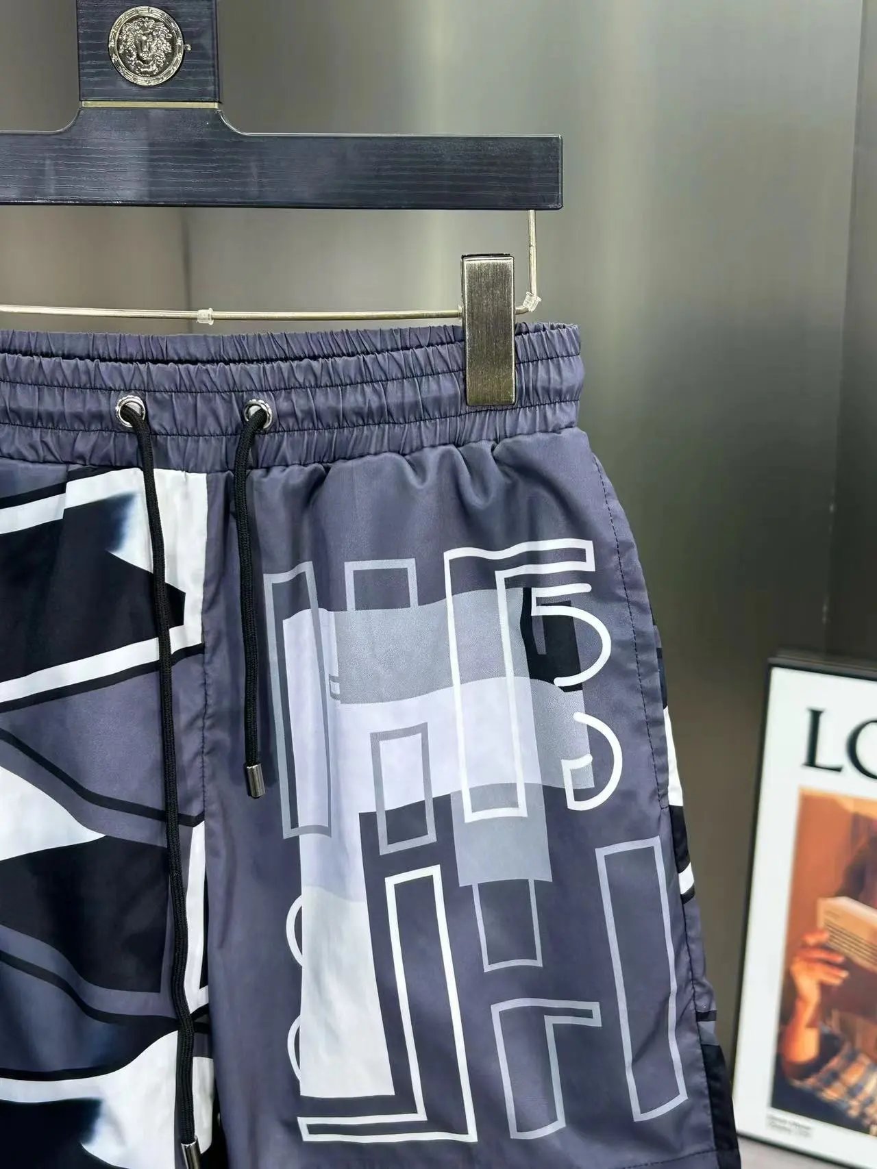 Versace Printed Swim Shorts Blue Multicolor Swimwear - 6