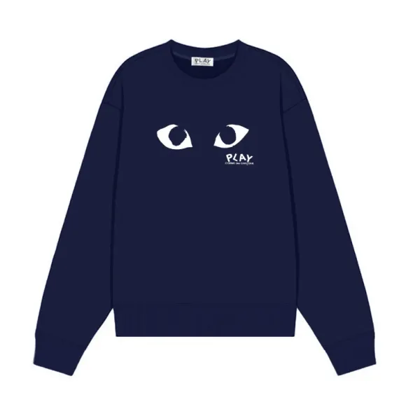 Comme des Garçons Play Heart Eyes White Sweater - 22