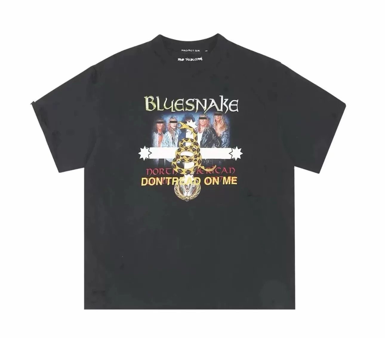 GRAILZ T-Shirts Oversized Graphic Print — Black GR 75