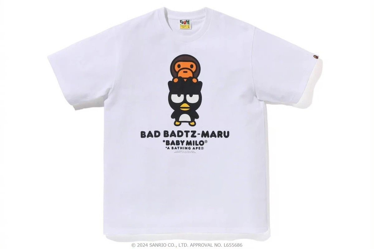 A Bathing Ape T-Shirts Baby Milo Sanrio Character Graphic — Cool Penguin