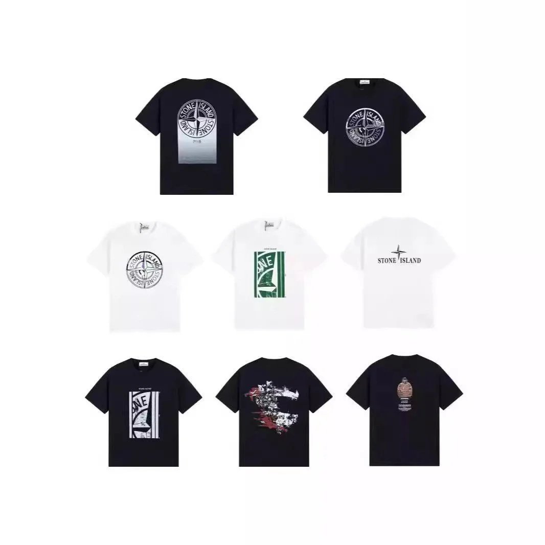 Stone Island T-Shirts Short-Sleeve Graphic Print T-Shirt image 5