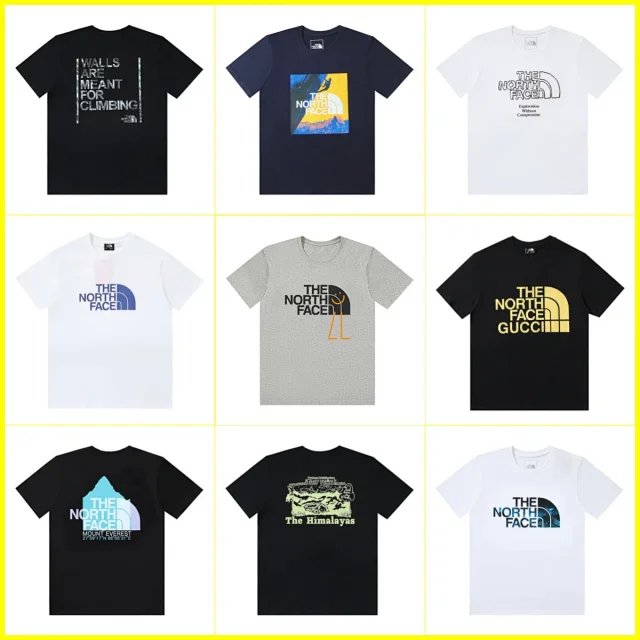 The North Face T-Shirts Short-Sleeve Graphic Logo Print product detail image 3
