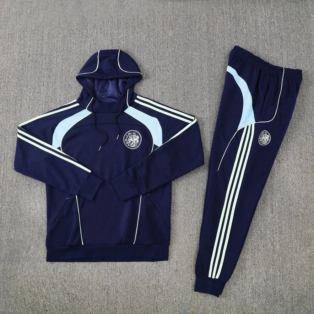 Arsenal Tracksuits Football club hooded tracksuit with jogger pants — 25 Ajax sapphire blue