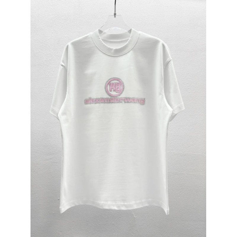 Alexander Wang T-Shirts Graphic Logo T-Shirt — 08-2