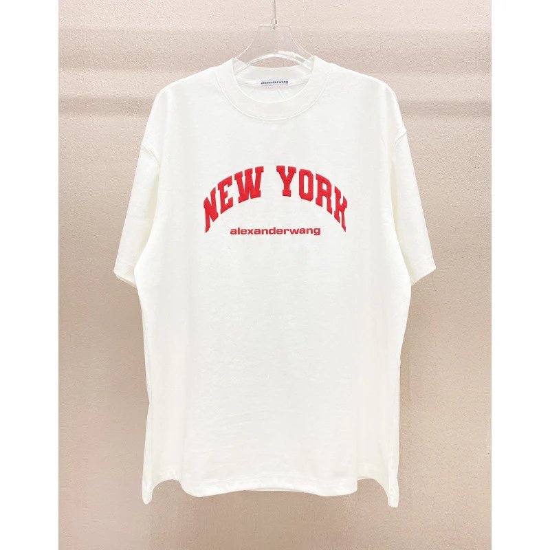 Alexander Wang T-Shirts Washed graphic logo T-shirt — 24