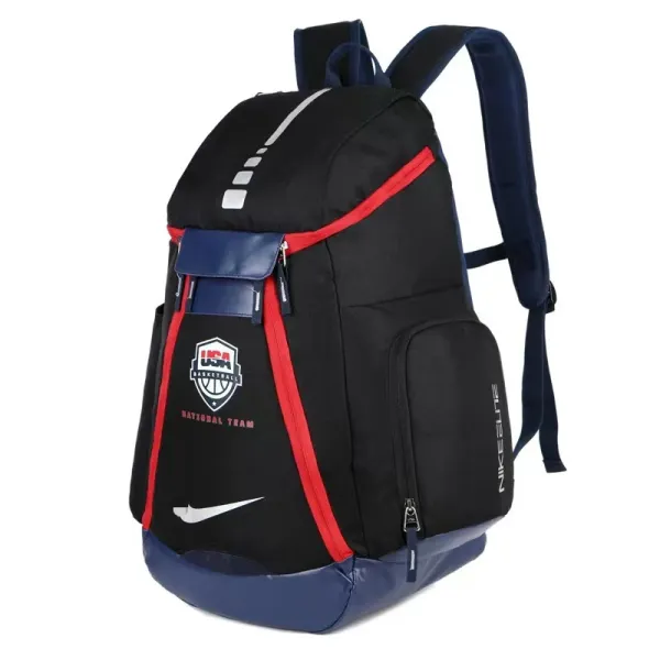 Nike Elite USA Basketball National Team Black / Red / Navy Backpack - 1