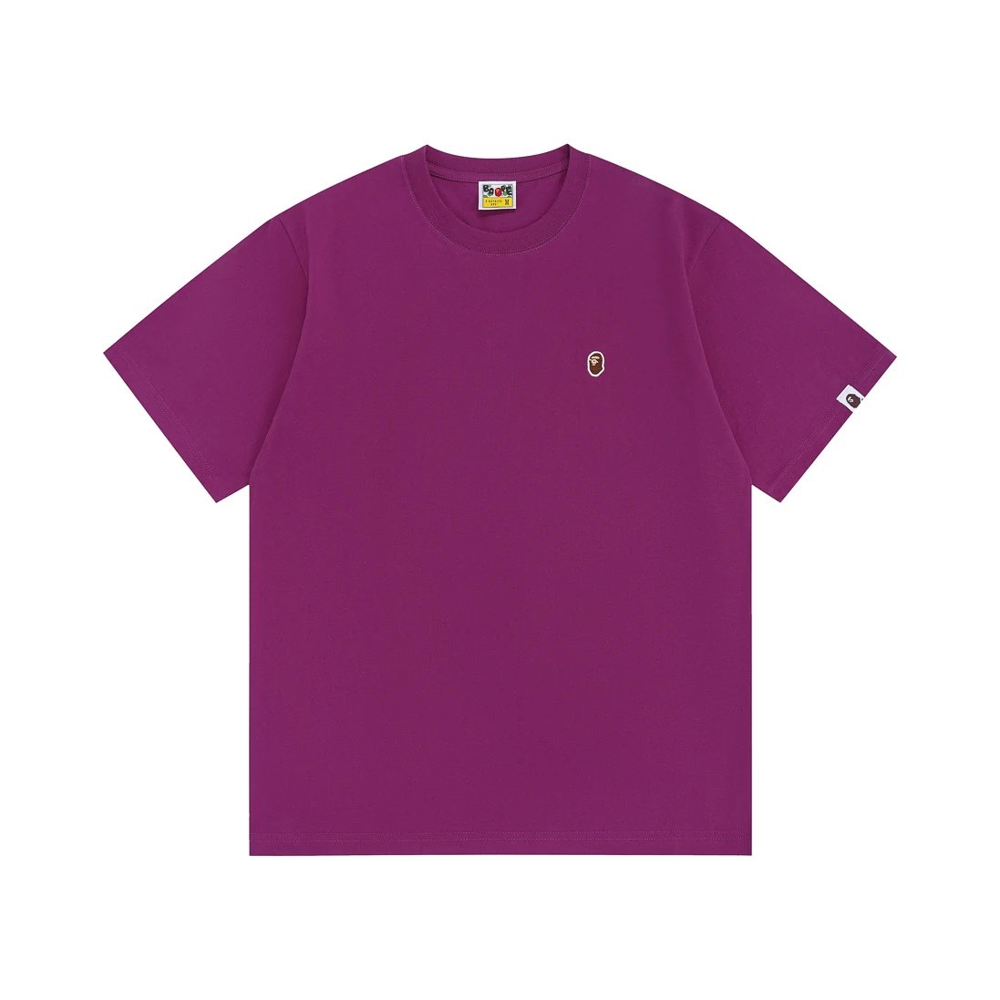 A BATHING APE T-Shirts Head Embroidered T-Shirt — 7