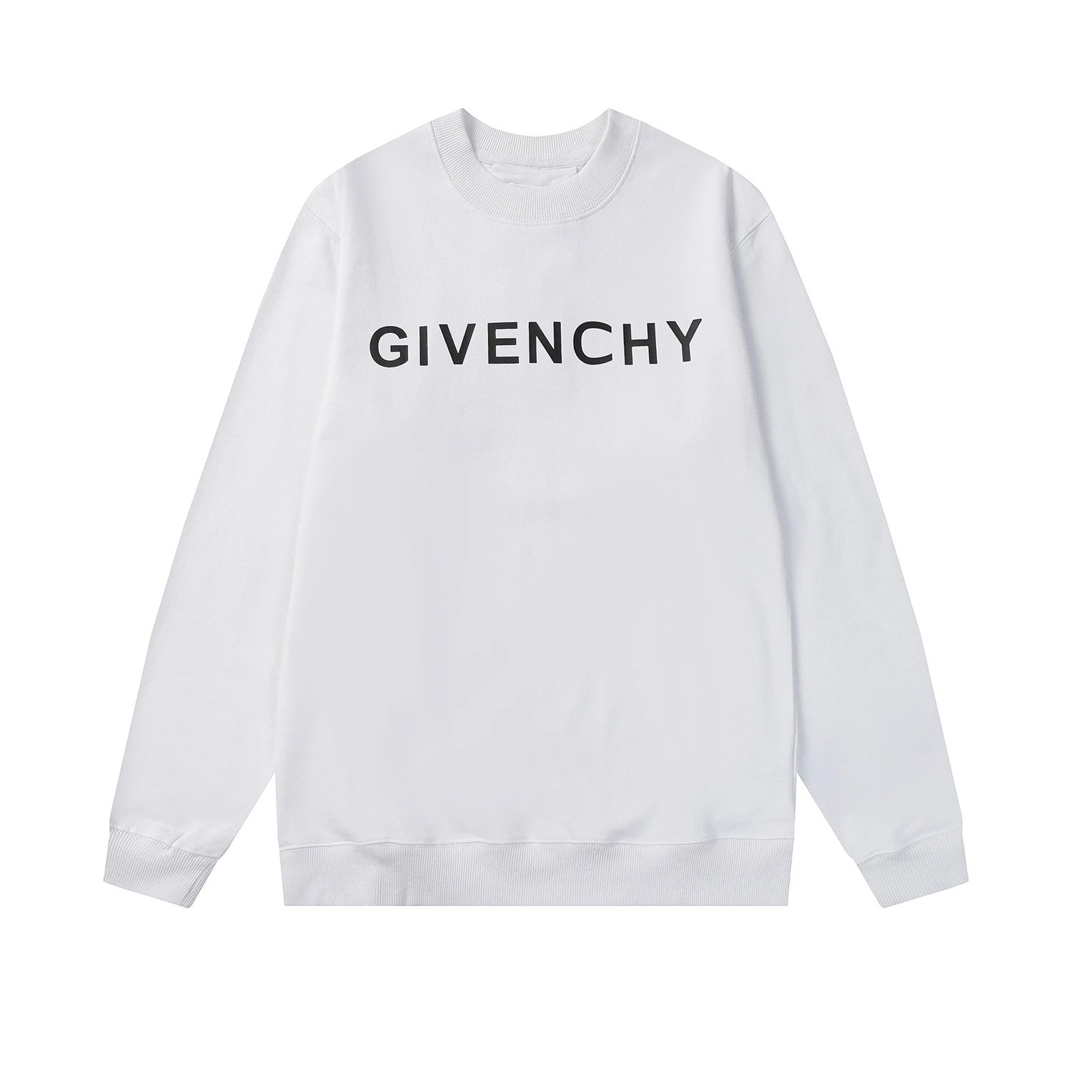 Givenchy Logo Print Green 4G Locks Sweatshirt White Hoodie - 41