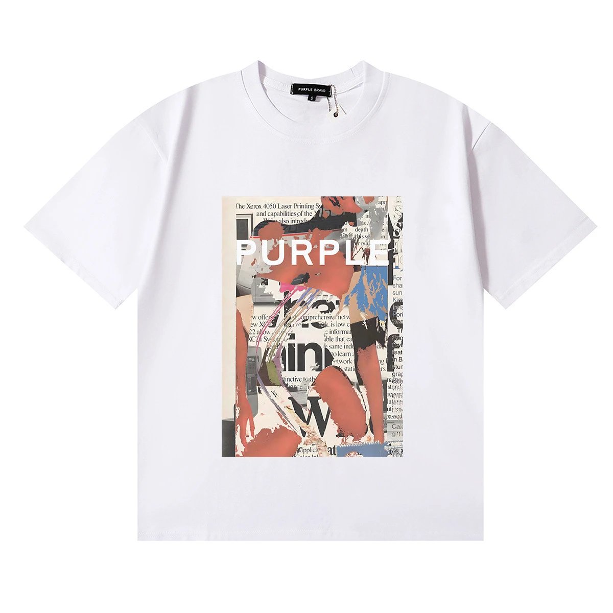 Purple Brand T-Shirts Graphic Print — 3068-1