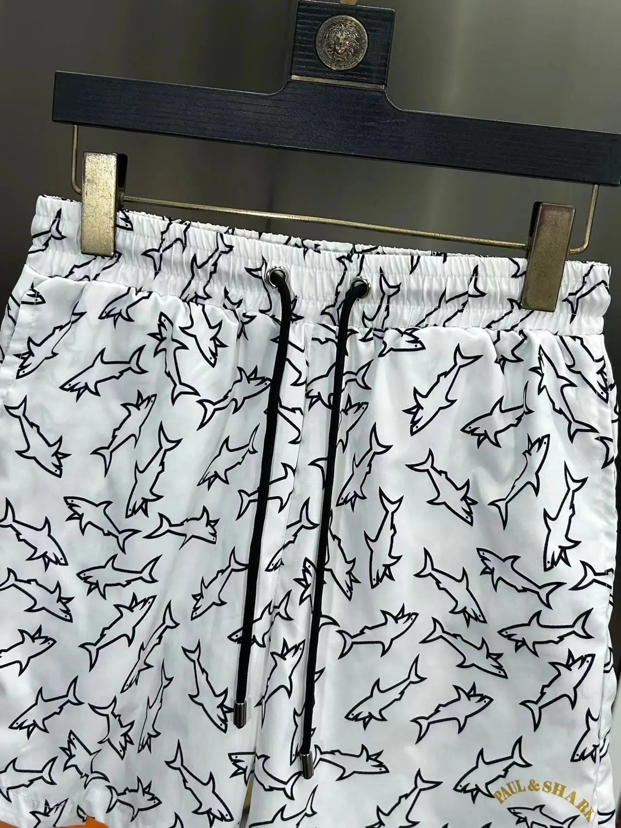 Design Paul & Shark Shark Print Navy Swim Shorts - 27