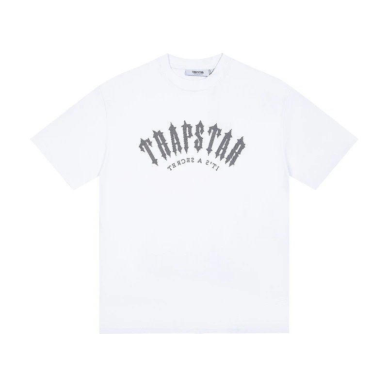 Trapstar T-Shirts Graphic Logo T-Shirt — T 38 white