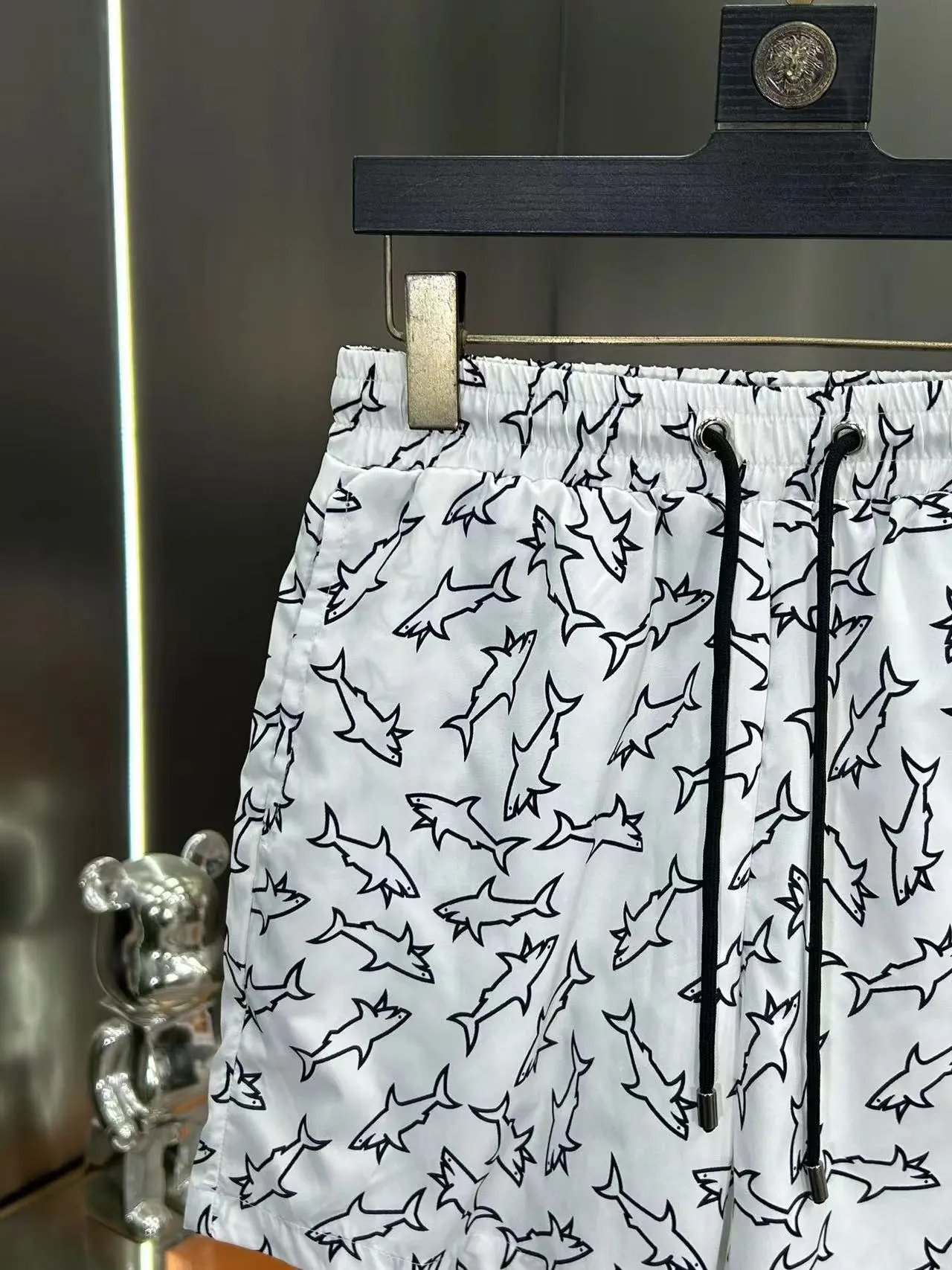 Design Paul & Shark Shark Print Navy Swim Shorts - 28
