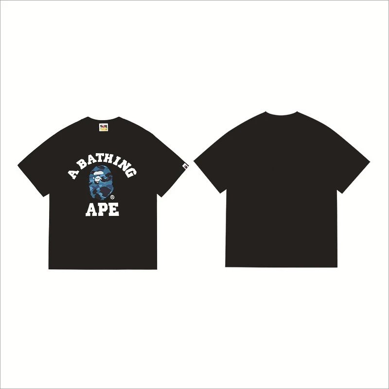 BAPE T-Shirts Hot Wheels Graphic Short-Sleeve T-Shirt — 251 Black and blue