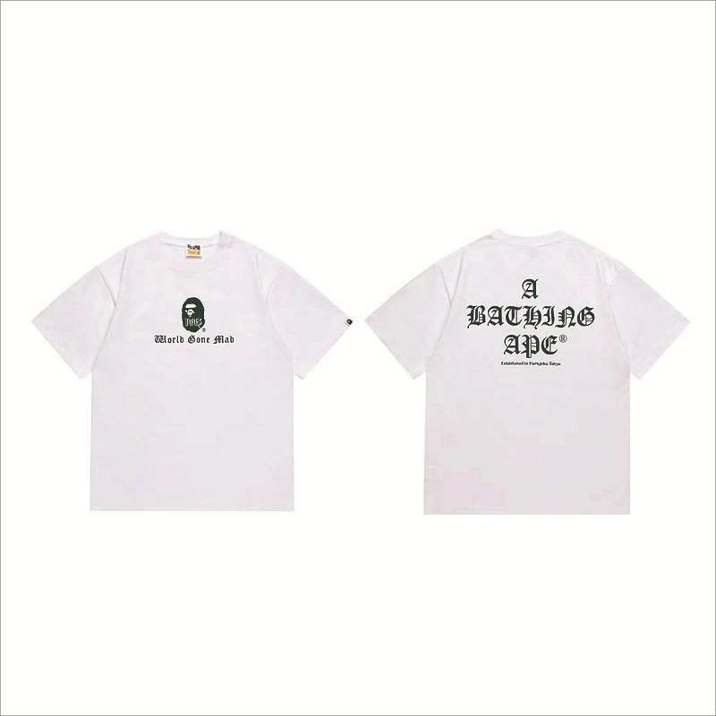 BAPE T-Shirts Hot Wheels Graphic Short-Sleeve T-Shirt — 250 white