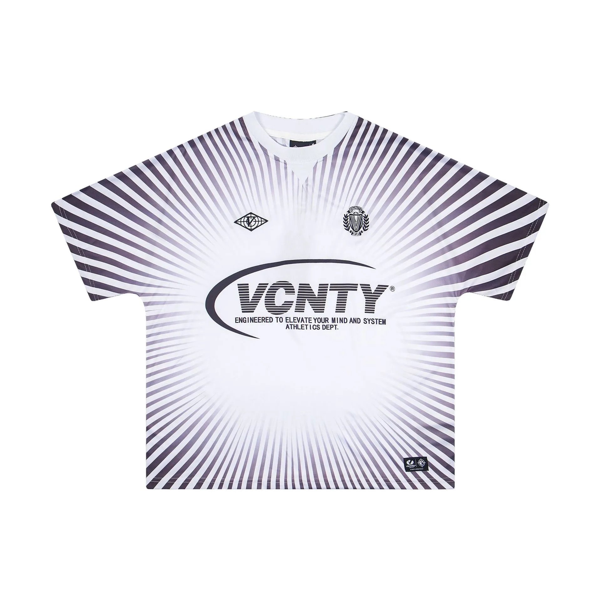 Vicinity Football Jerseys Short-Sleeve — Y 04 White Purple