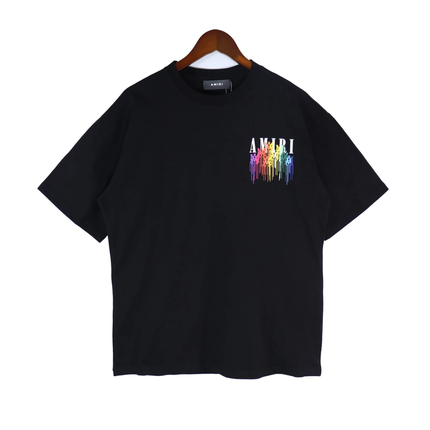 AMIRI T-Shirts Washed Graphic T-Shirt — 2155 black