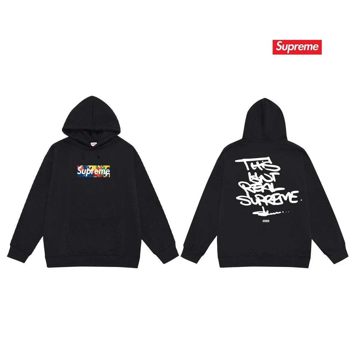 Supreme Hoodies & Sweatshirts Graphic Print Hoodie — S 2226 Black