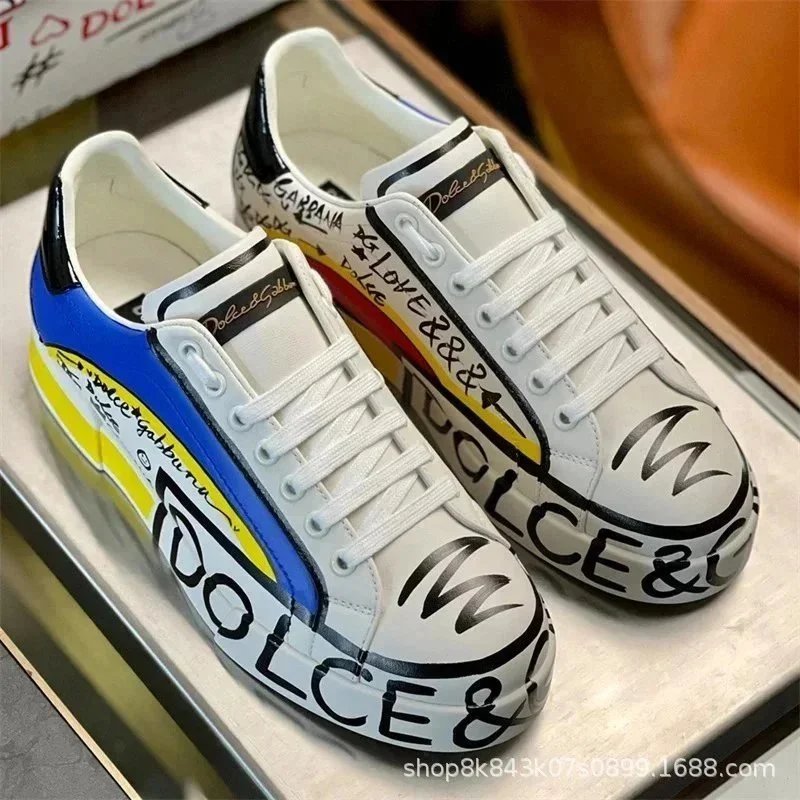 Dolce & Gabbana Sneakers Portofino low-top — white