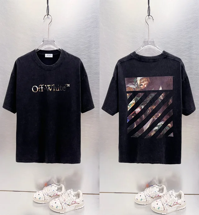 Off-White T-Shirts Graphic-print crew-neck product detail image 24