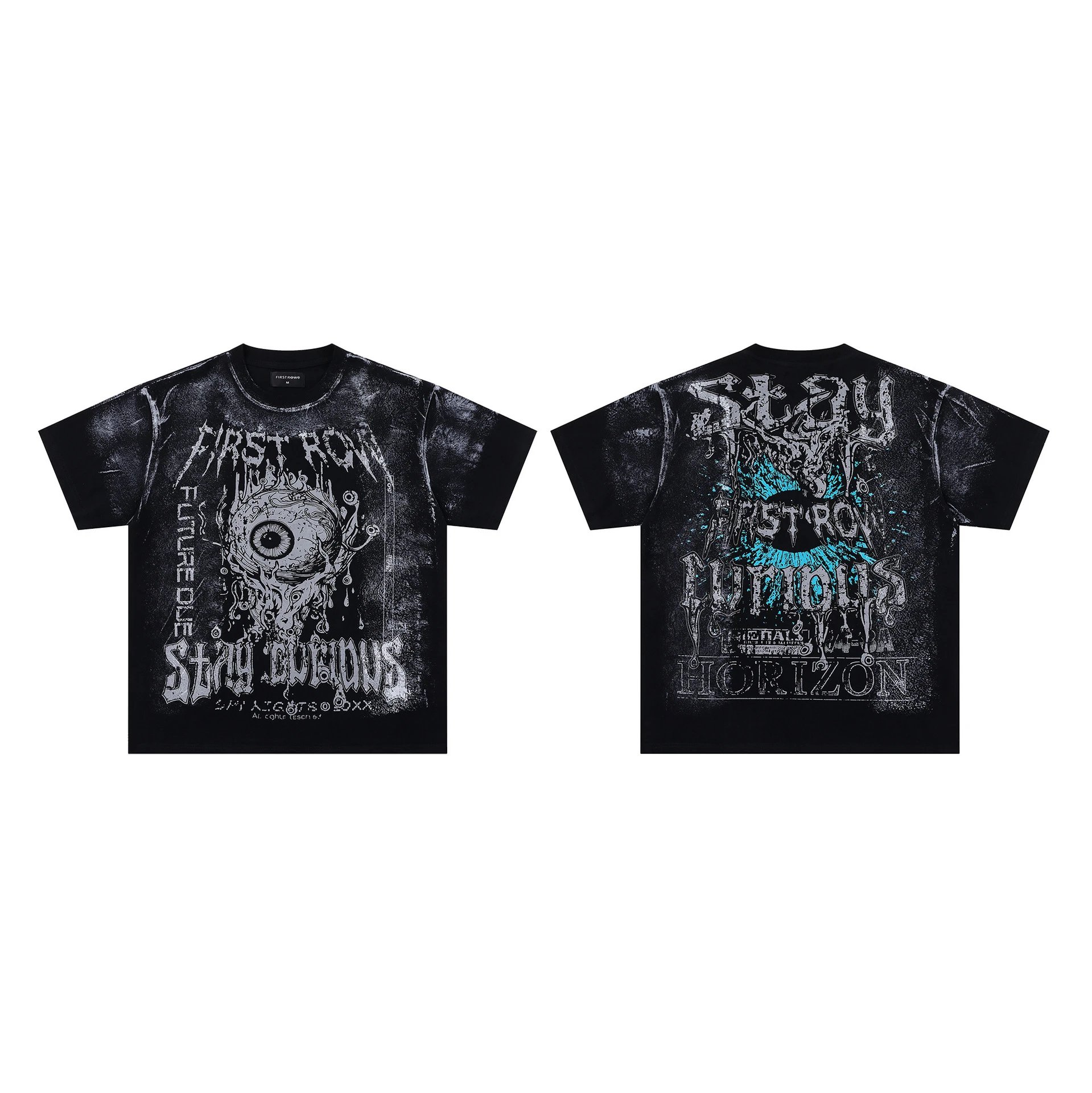 FIRST ROW T-Shirts Graphic Print — F106#