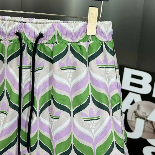 adidas Shorts Trefoil geometric-print drawstring product detail image 8