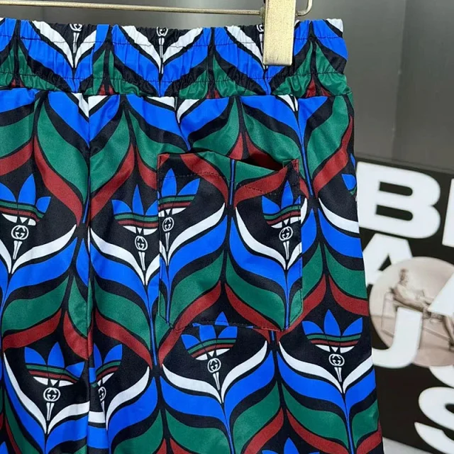 adidas Shorts Trefoil geometric-print drawstring product detail image 16