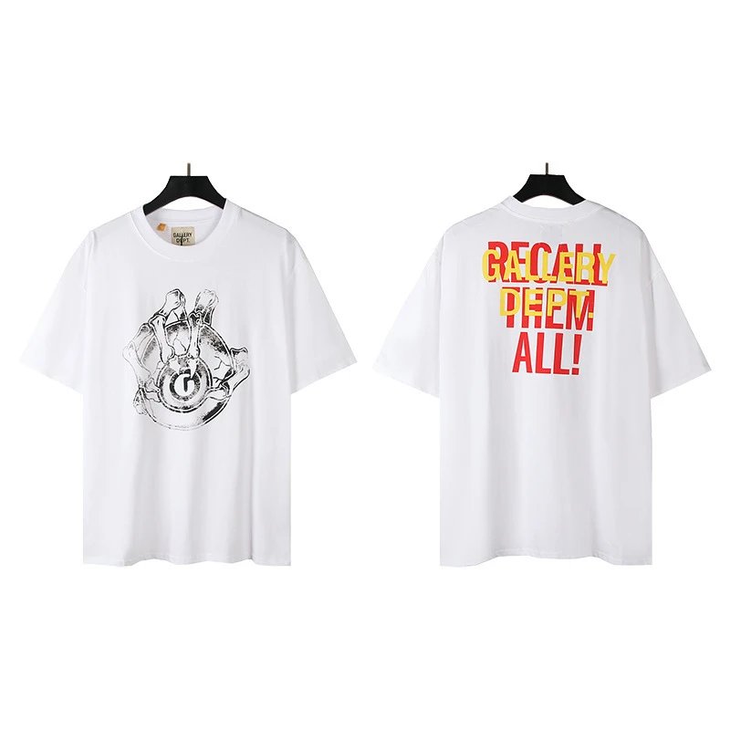 Gallery Dept. T-Shirts Loose Graphic Print — 9007 White (Digital Direct Injection)
