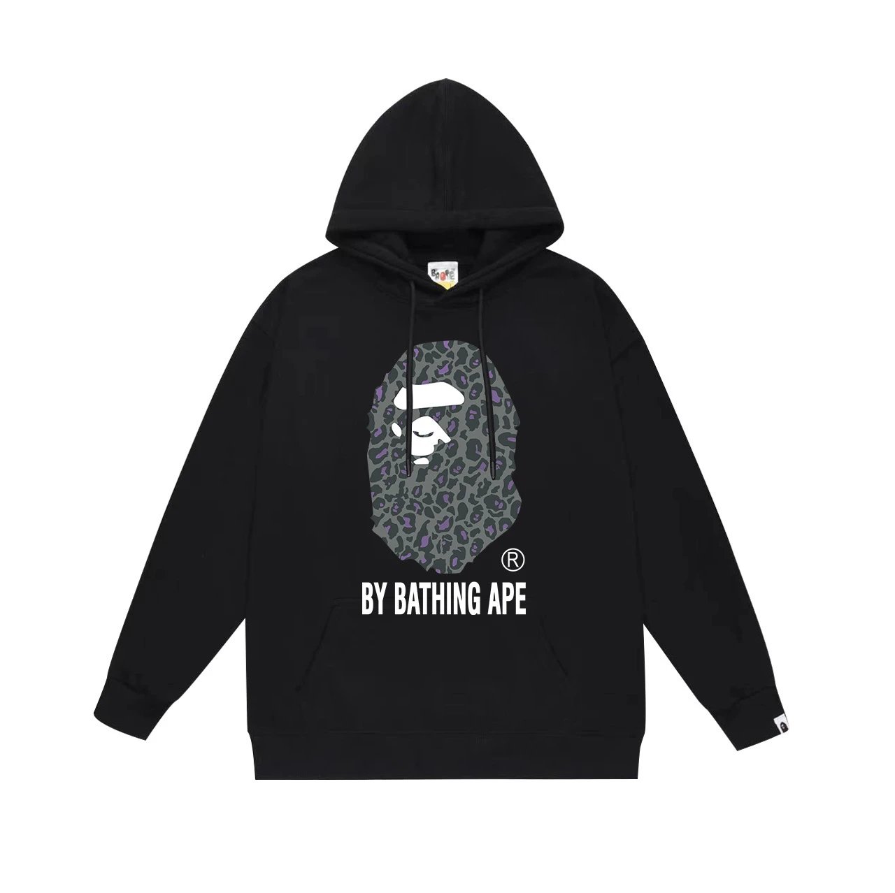 BAPE Hoodies & Sweatshirts Graphic Pullover Hoodie — 627 Black