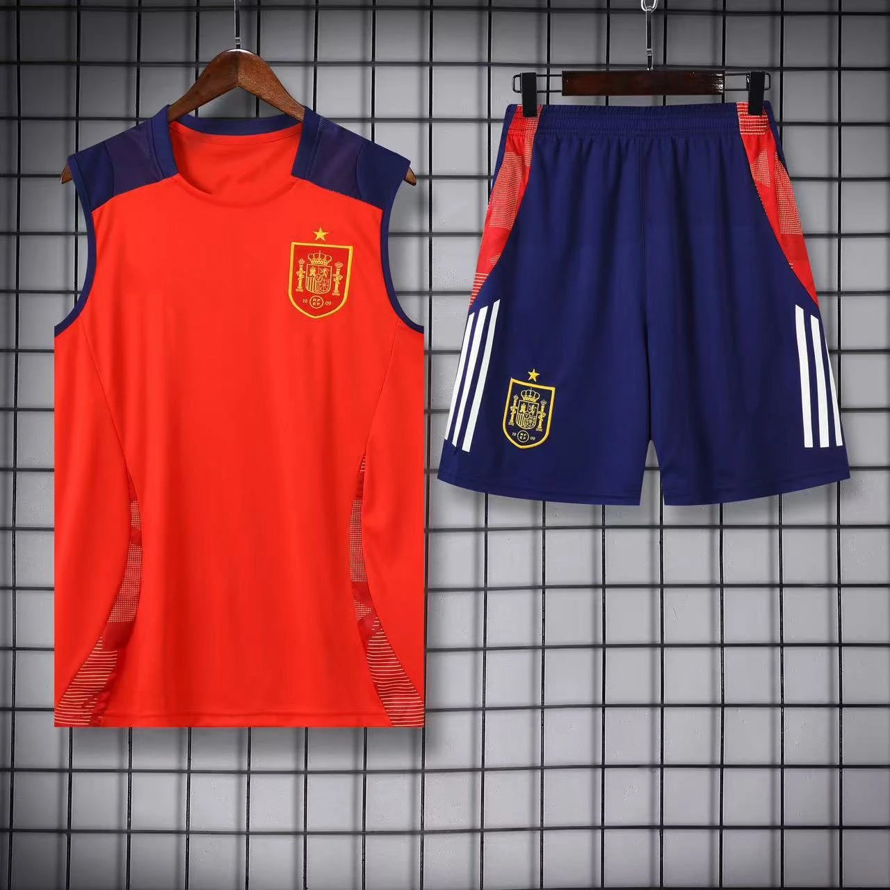 Atlético de Madrid Football Jerseys Sleeveless jersey and shorts set — 2425 Spanish Red
