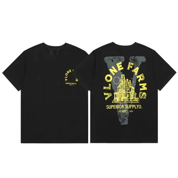 Versace VLogo Crystal-Embellished Black T-Shirt - 9