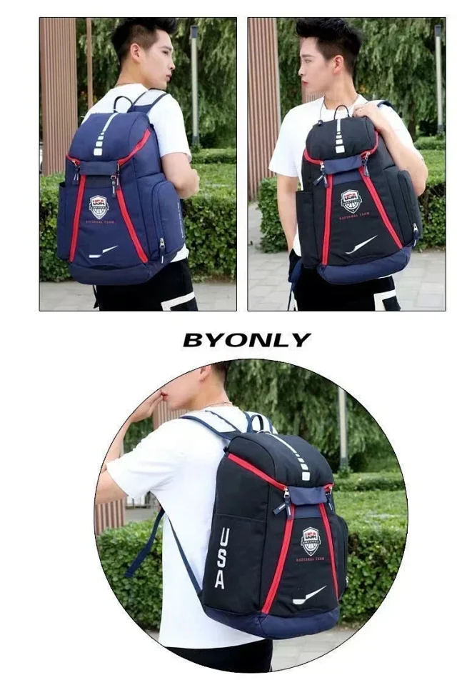 Nike Backpacks L2N-6 basketball backpack with padded air-cushion shoulder straps product detail image 5
