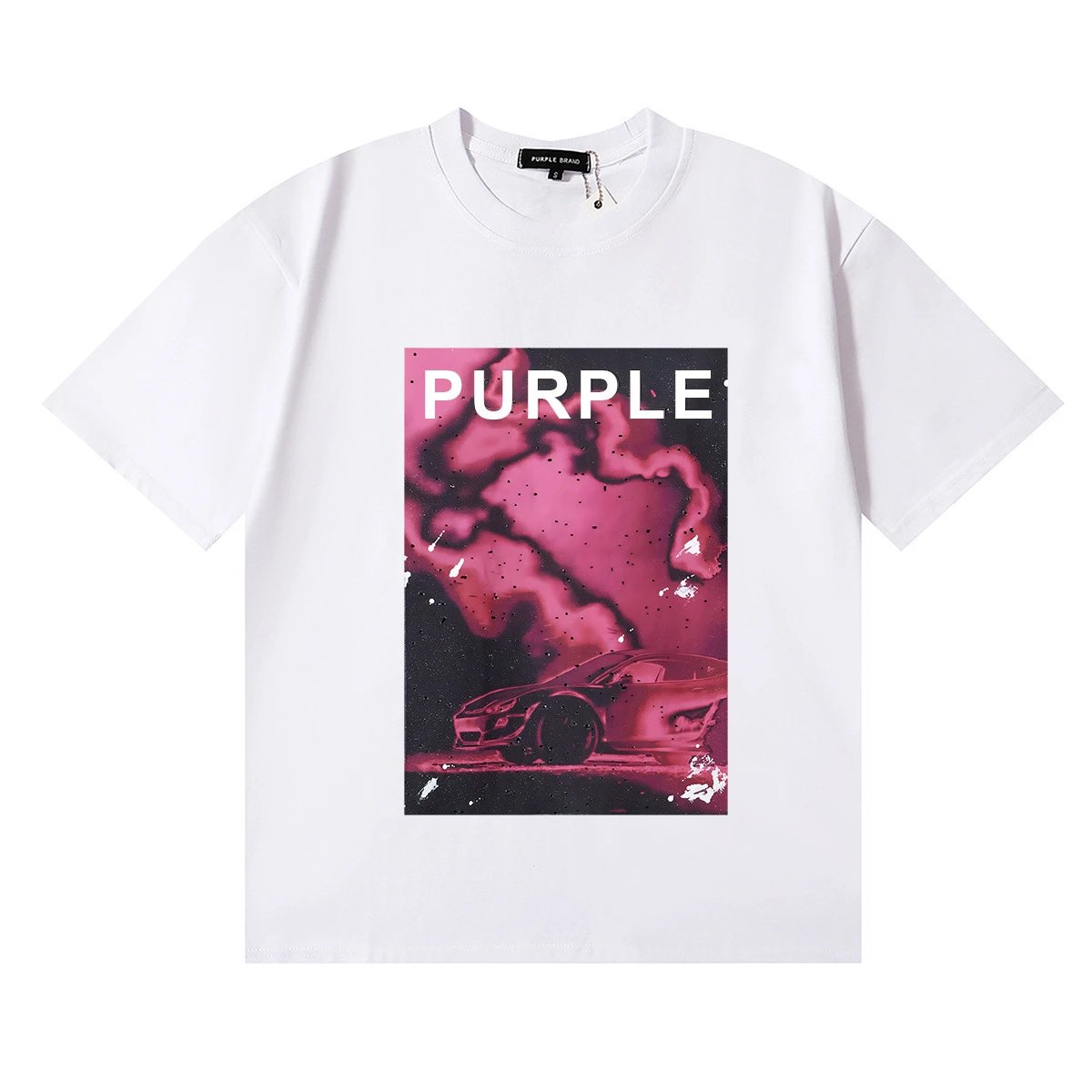 Purple Brand T-Shirts Graphic Print — 3069-1