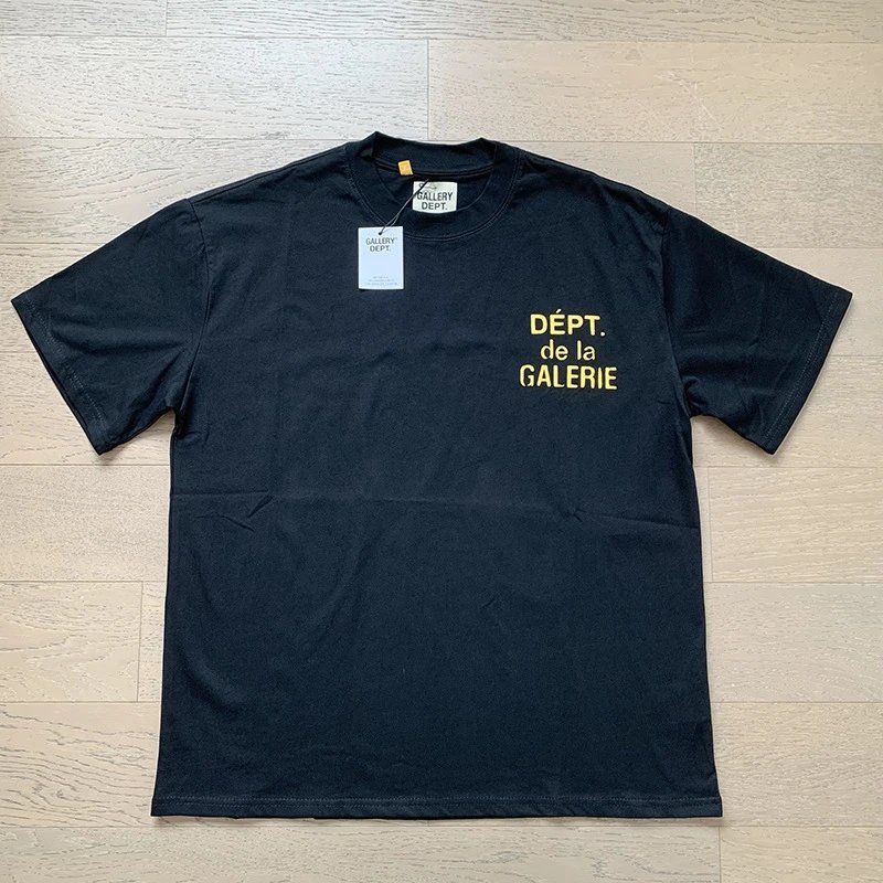 Gallery Dept. T-Shirts Loose Graphic Print — 9009 Black (Digital Direct Injection)
