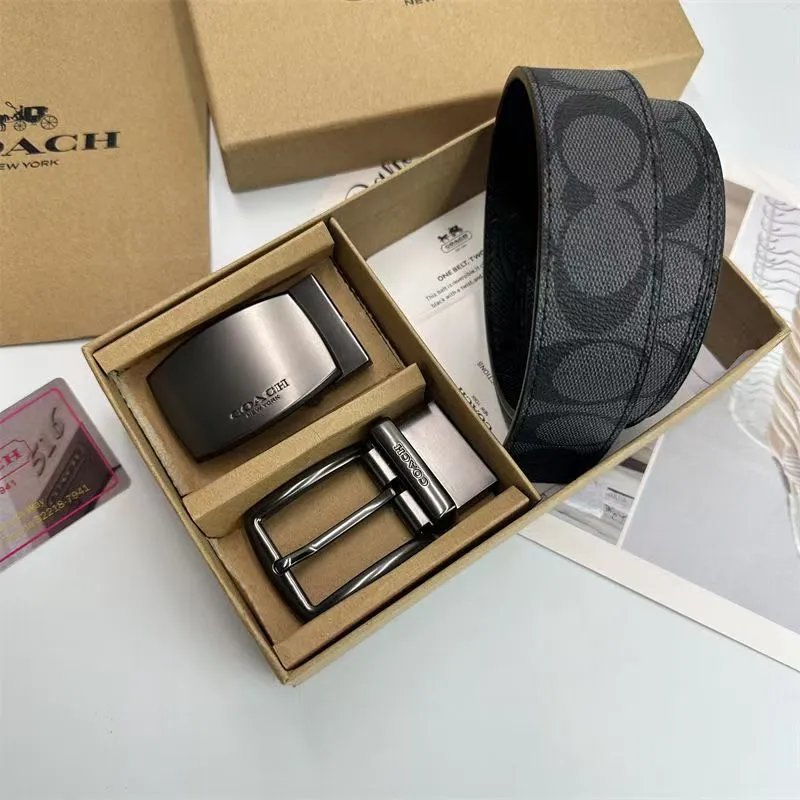 Monogram Black Pin Buckle + Letter Buckle