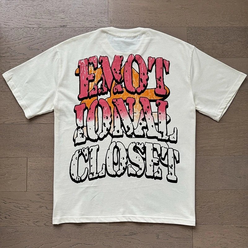 Hellstar Alien Beach Print Off-White T-Shirt - 33