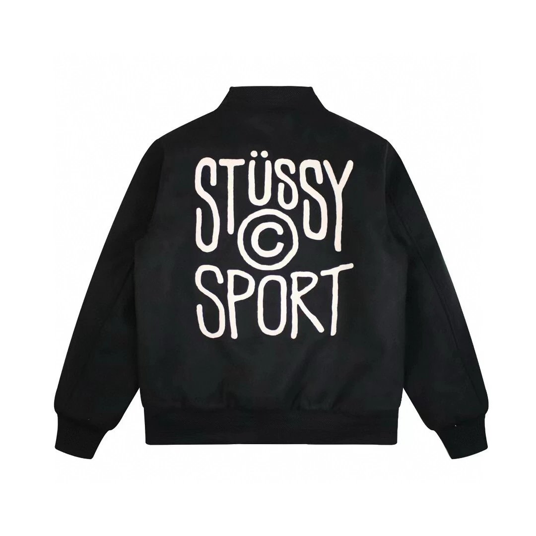 Stüssy Jackets Patchwork varsity bomber jacket image 5