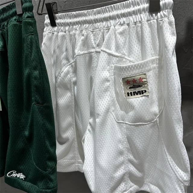 Corteiz Mesh 18 graphic short-sleeve shirt and shorts set product detail image 29
