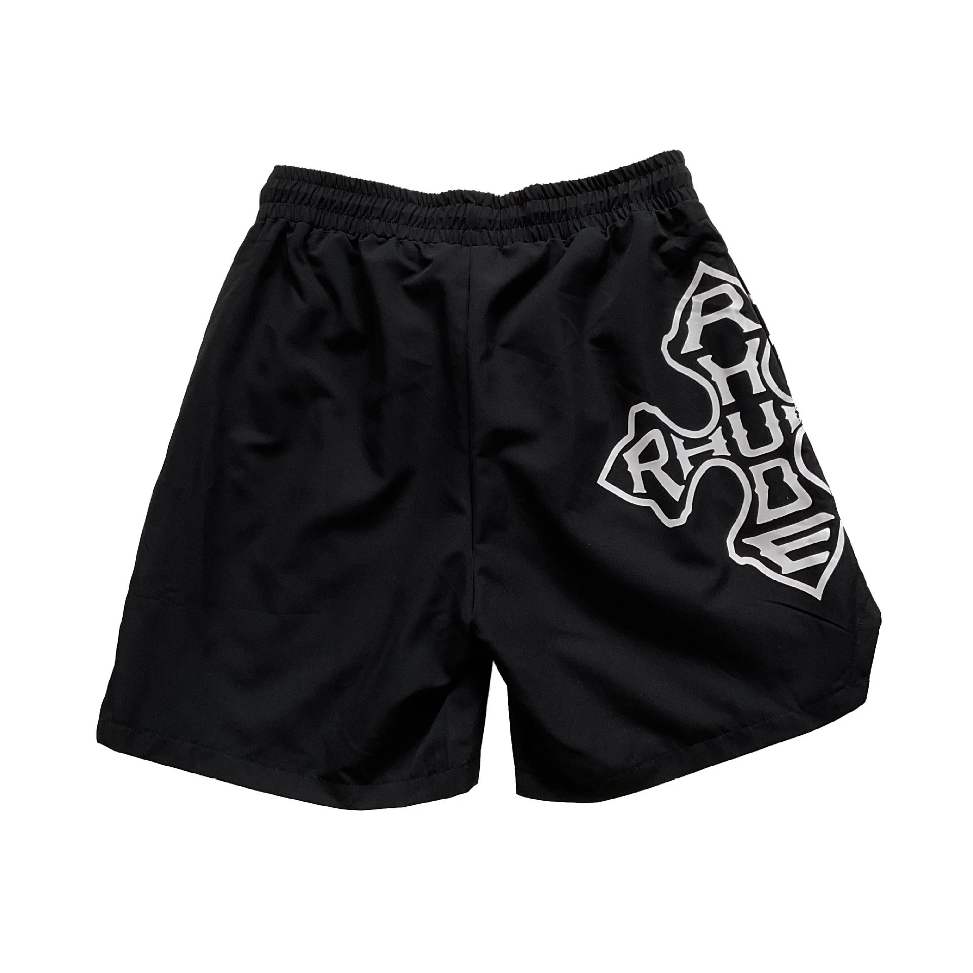 Rhude Cross Logo Swim Shorts Army Green - 6
