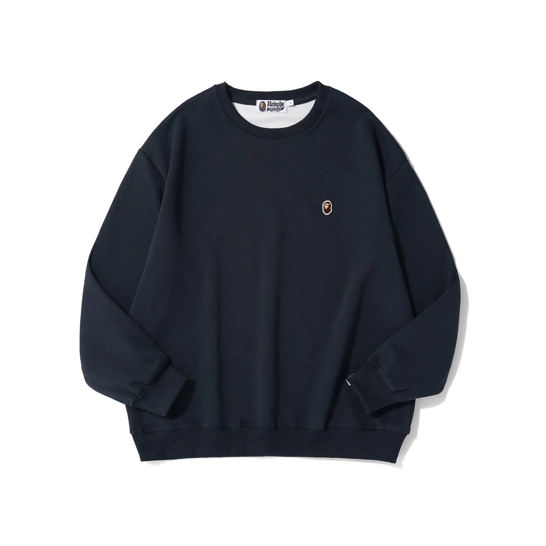 A Bathing Ape Hoodies & Sweatshirts Head Embroidered Crewneck Sweatshirt image 3