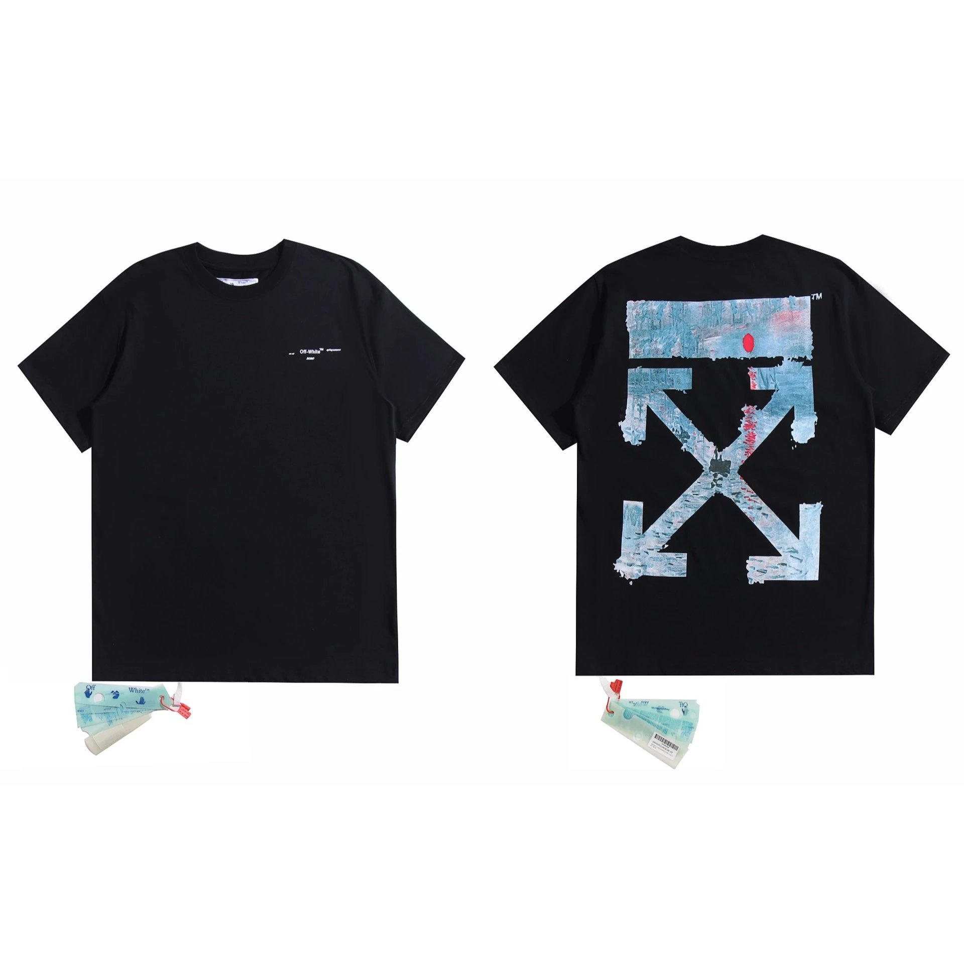 Off-White T-Shirts Arrow graphic print — 2063 Black