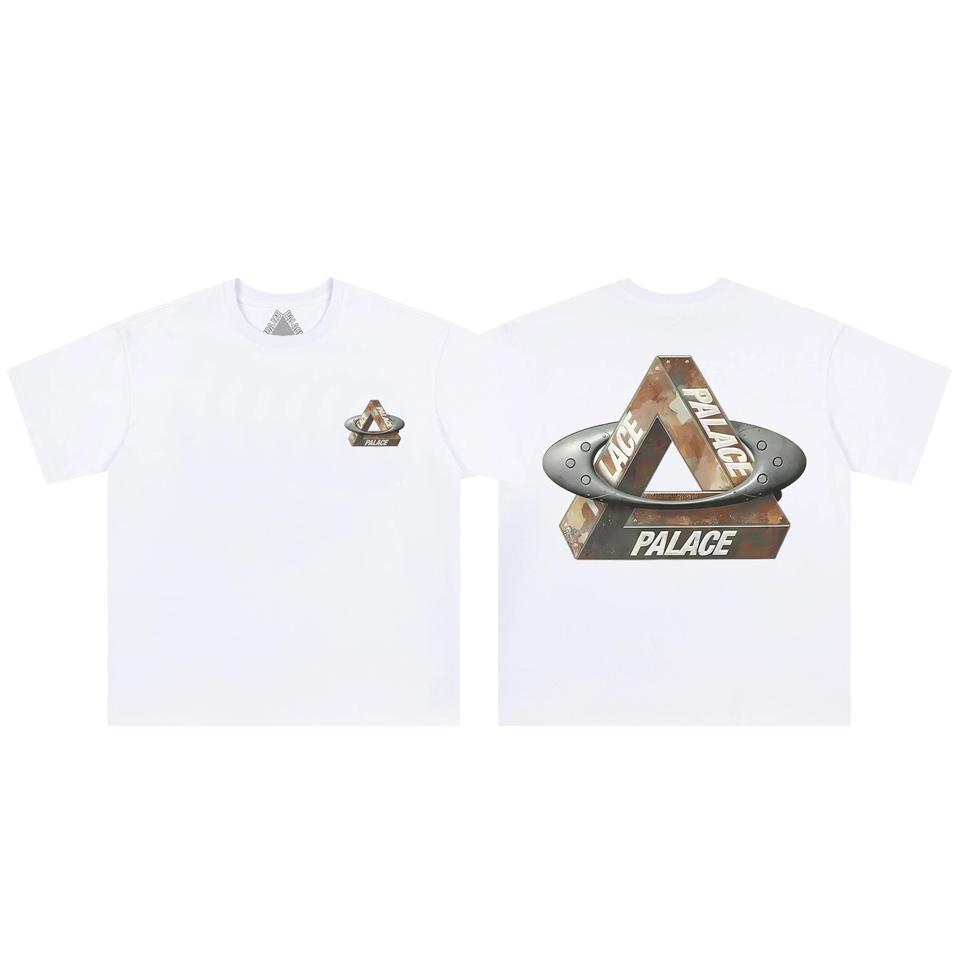 Palace T-Shirts Tri-Ferg Graphic — 19 white