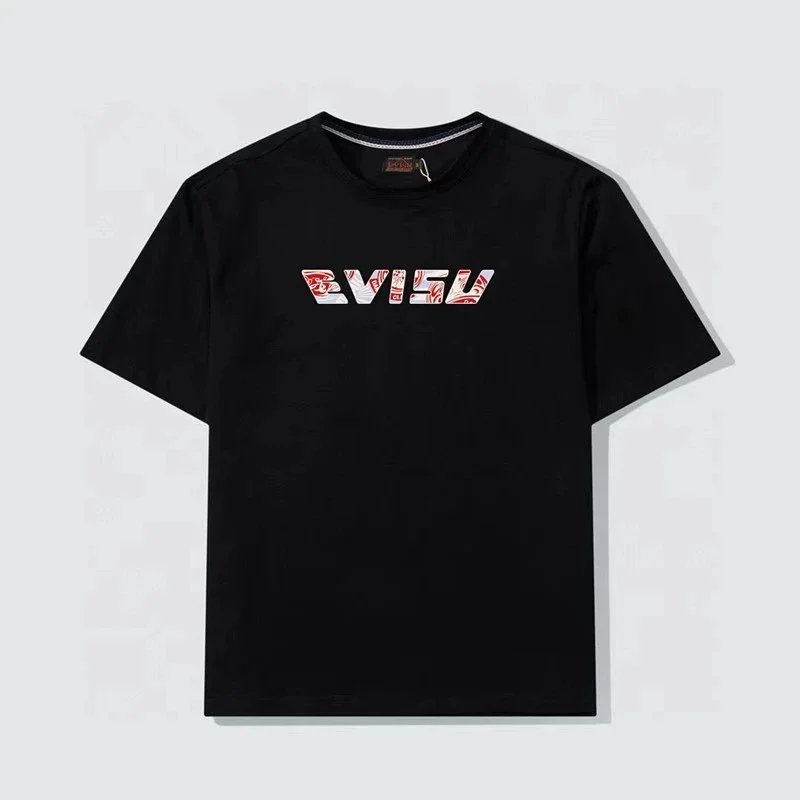 Evisu T-Shirts Short-Sleeve Seagull Logo Print T-Shirt image 3